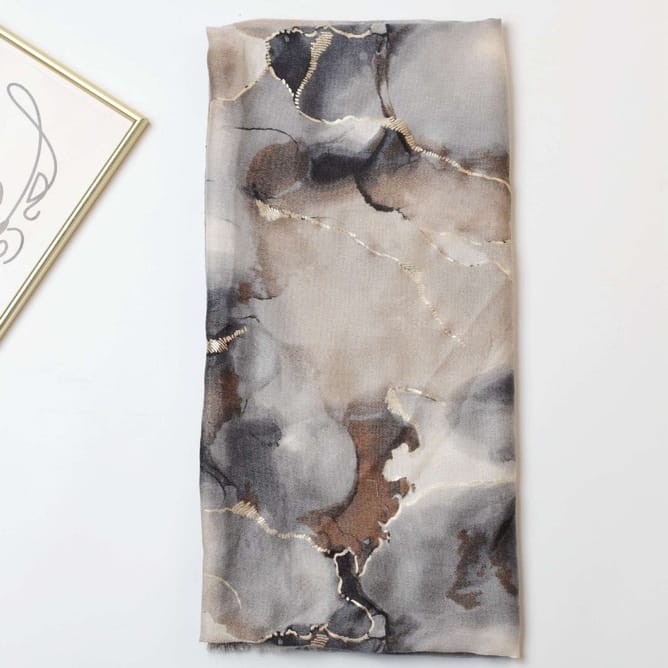 Shimmer Print Scarf - Multiple Colors