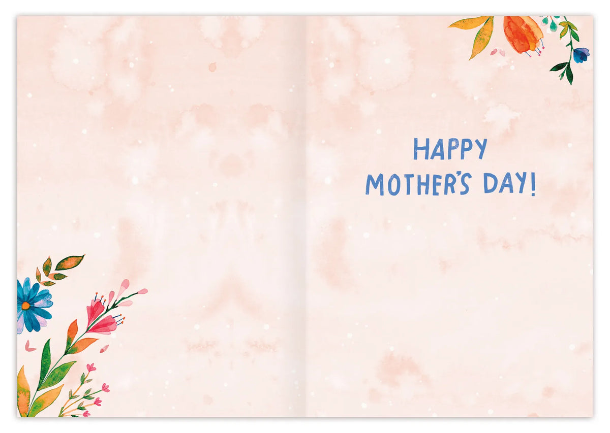 Floral Heart Mother's Day Greeting Card