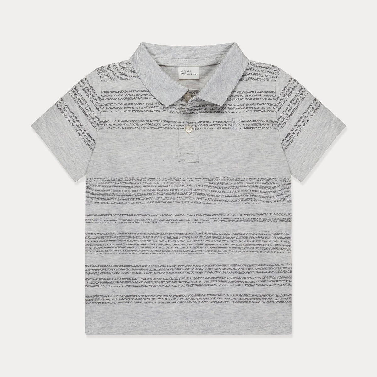Short Sleeve Stripe Polo Shirt