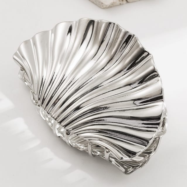 Large Metal Shell Hair Claw - Multiple Metals
