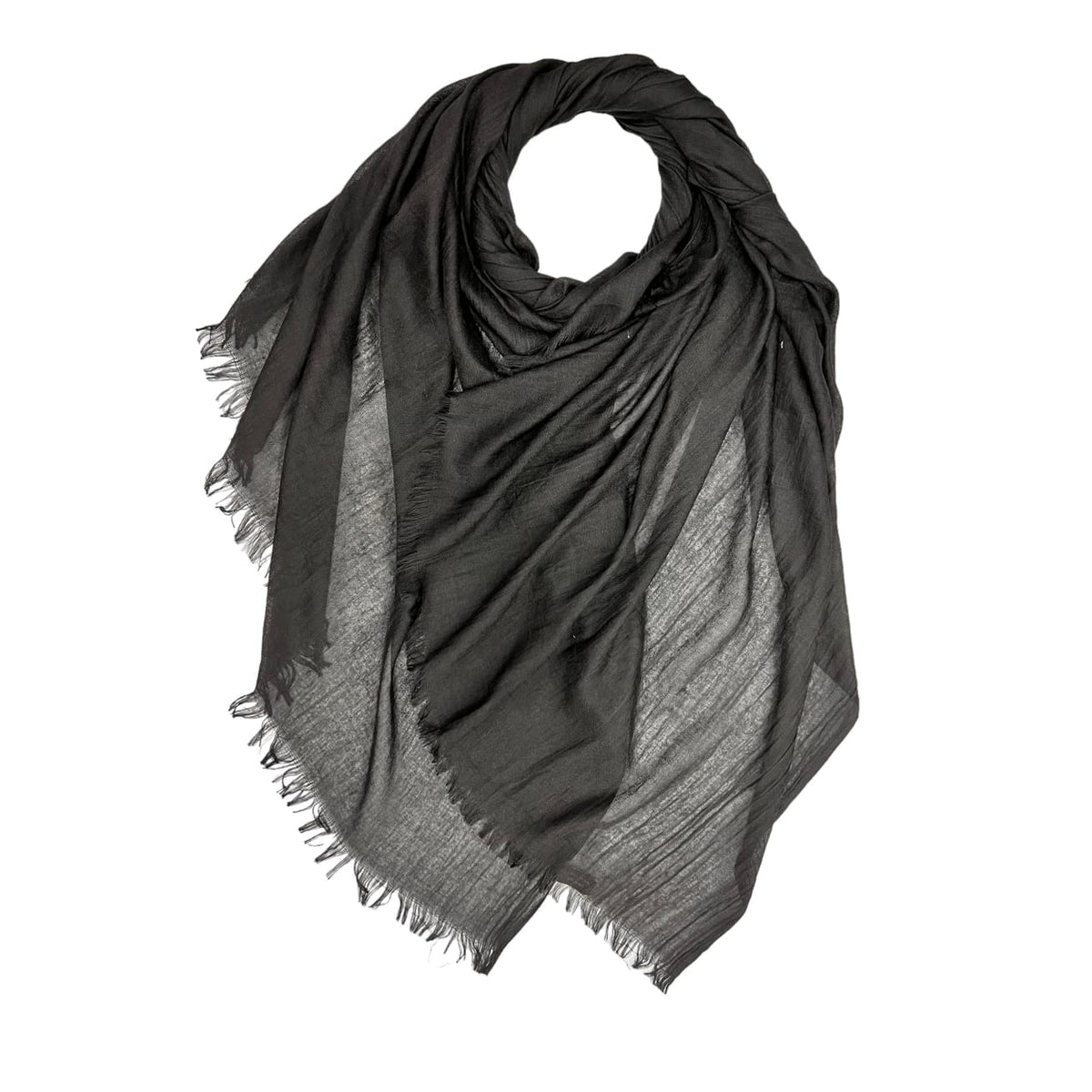 London Scarves Fringe Lightweight Scarf/Shawl - Multiple Colors