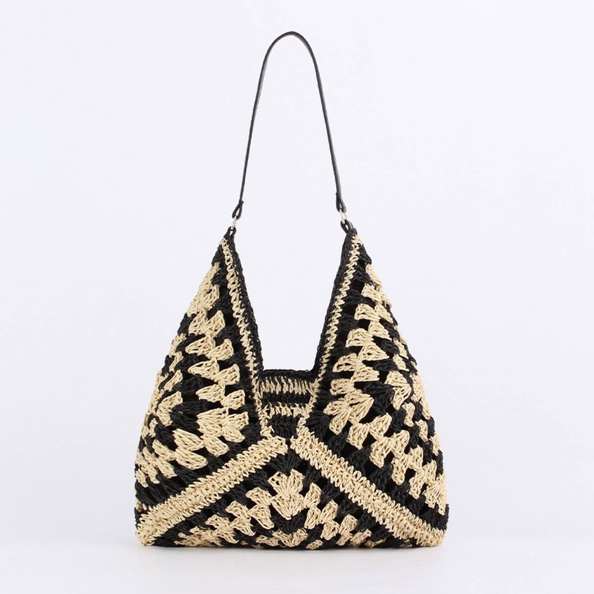 Retro Paper Rope Woven Bag - Multiple Colors