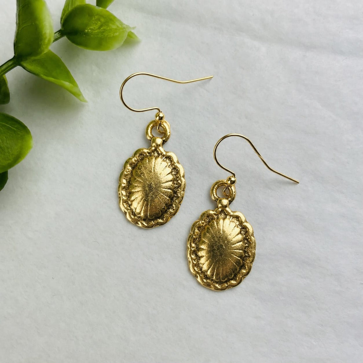 Volare Heritage Sunflower Drop Earrings - Multiple Metals