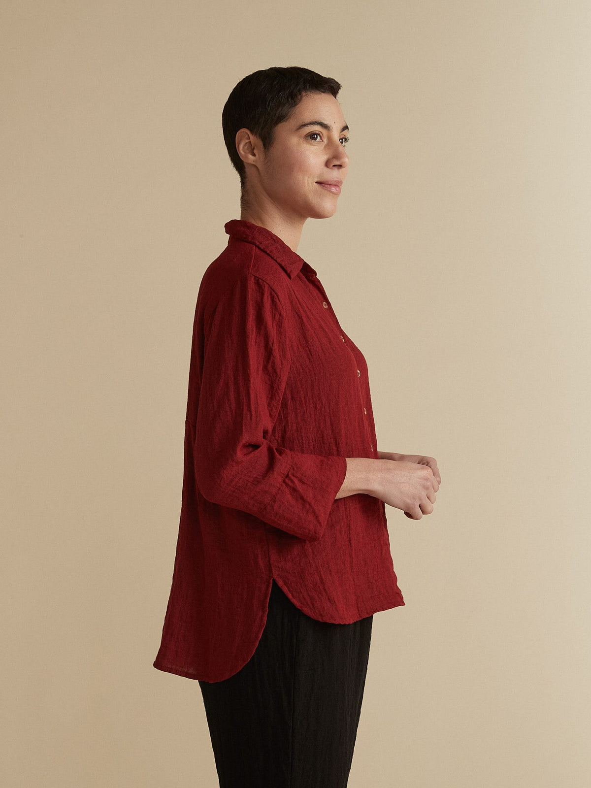 Cut Loose Parachute Crop Easy Shirt - Multiple Colors