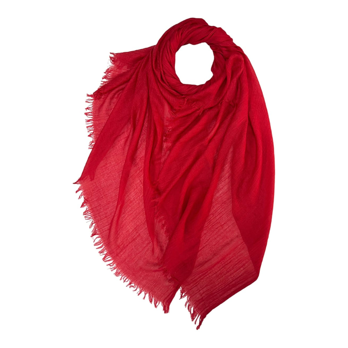 London Scarves Fringe Lightweight Scarf/Shawl - Multiple Colors