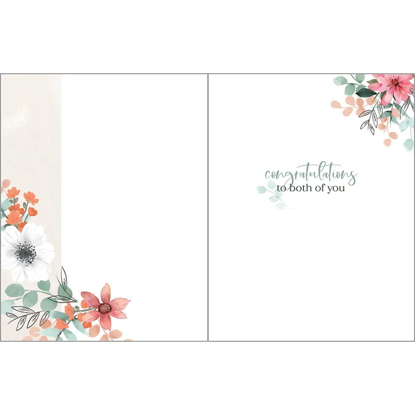 Wedding Wreath Wedding Greeting Card