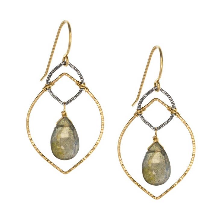 Laura J Designs Labradorite Twilight Earrings