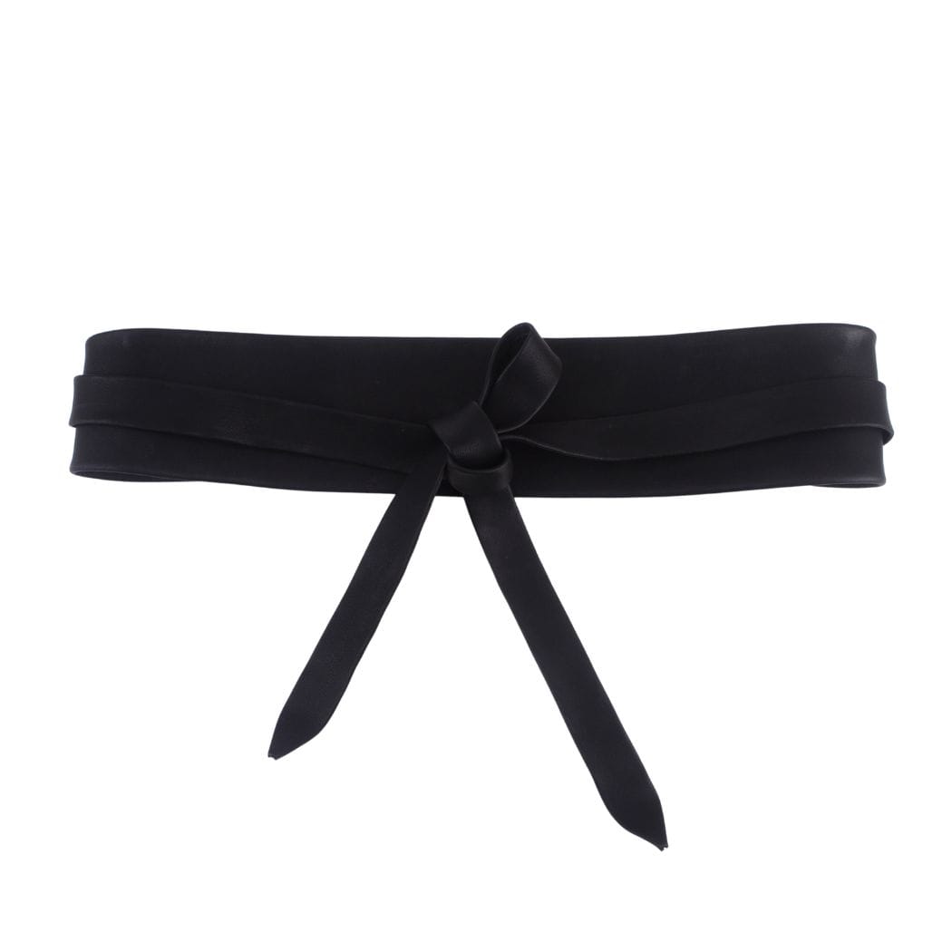 Tie-On Waist Cinching Obi Wrap Belt - Multiple Colors