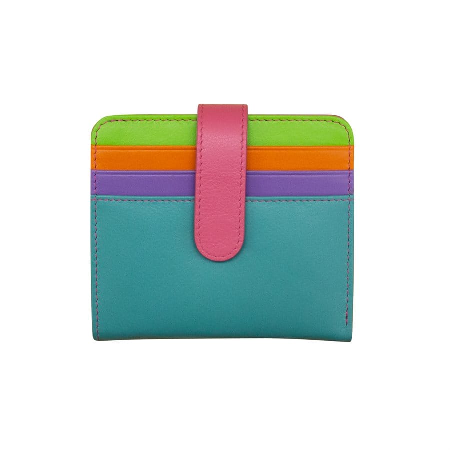 ili New York Small Multi-Color Bi-Fold Leather Wallet - Multiple Colors