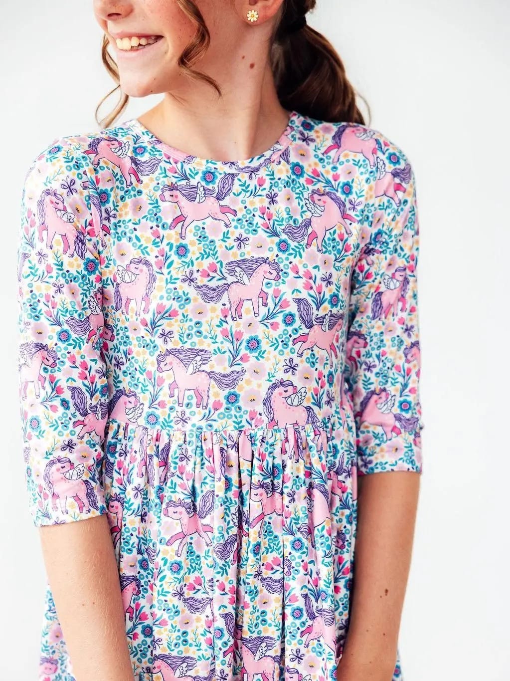 Mila & Rose Pocket Twirl Dress - Multiple Colors