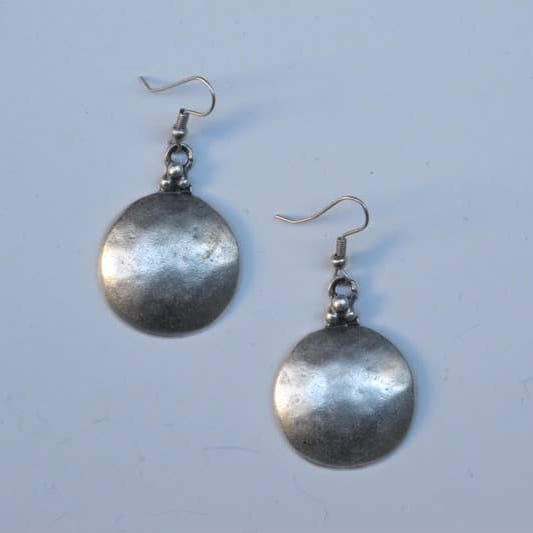 Volare Molten Moon Earrings - #5023 Multiple Metals