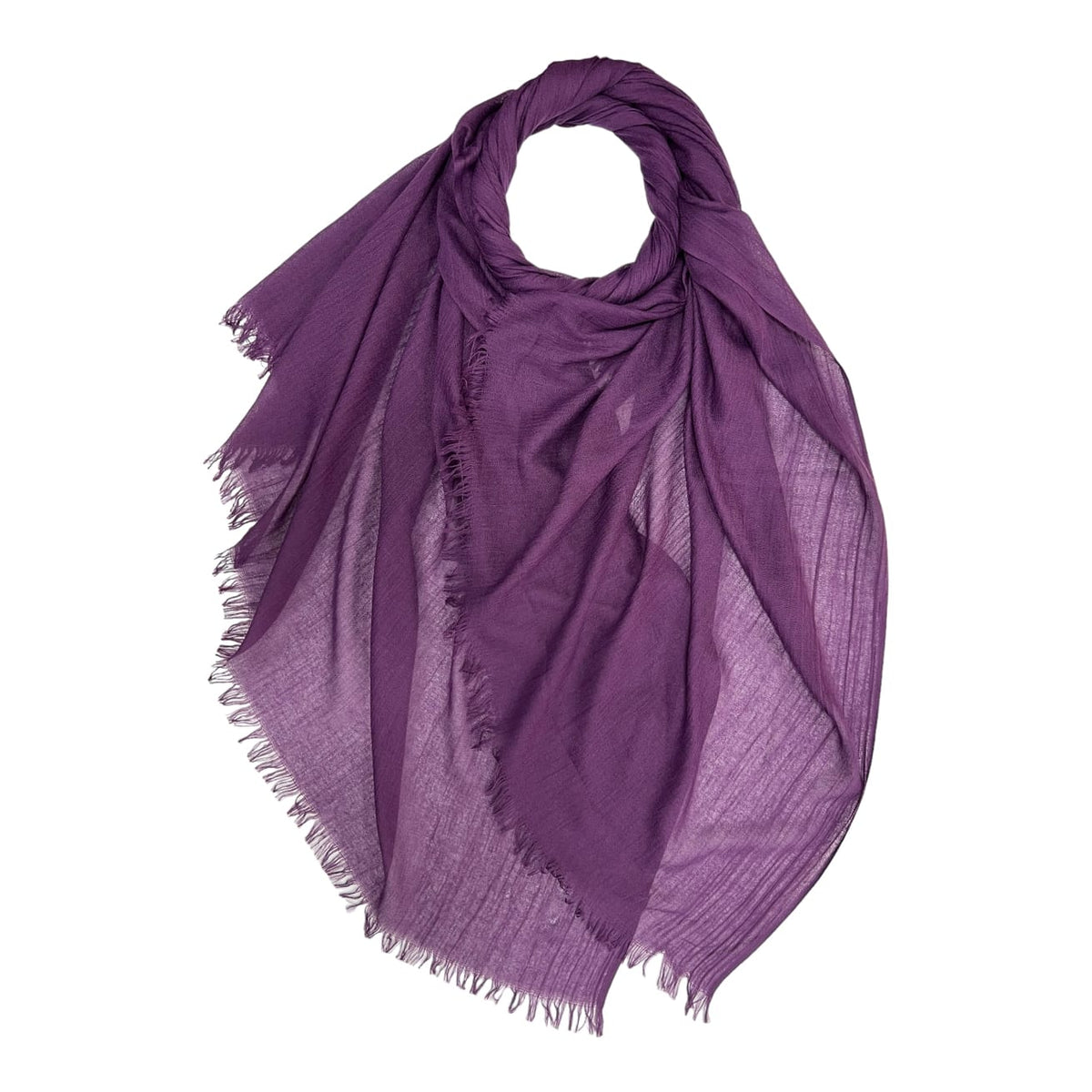 London Scarves Fringe Lightweight Scarf/Shawl - Multiple Colors
