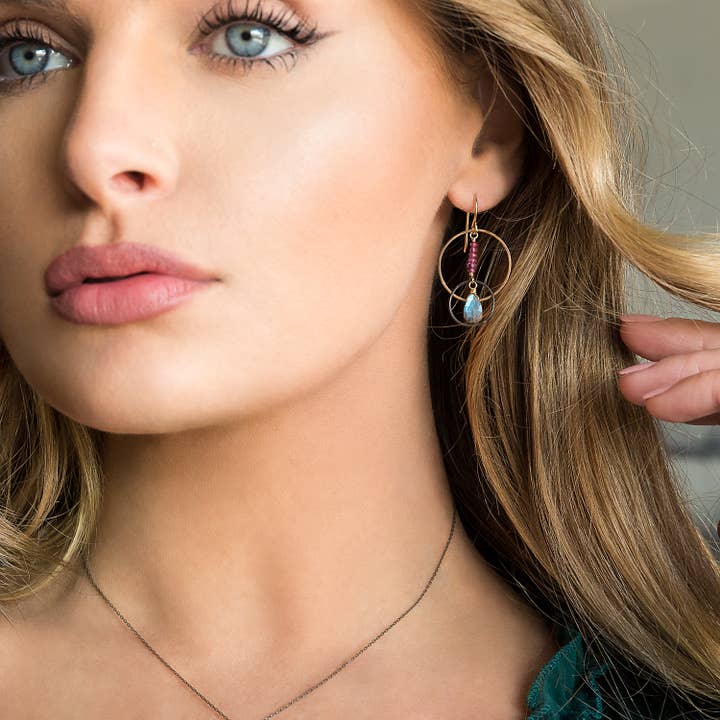 Laura J Designs Dusk Cascade Earrings