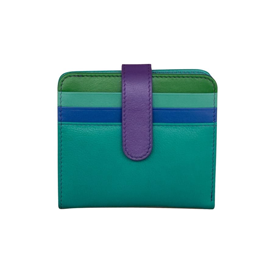 ili New York Small Multi-Color Bi-Fold Leather Wallet - Multiple Colors