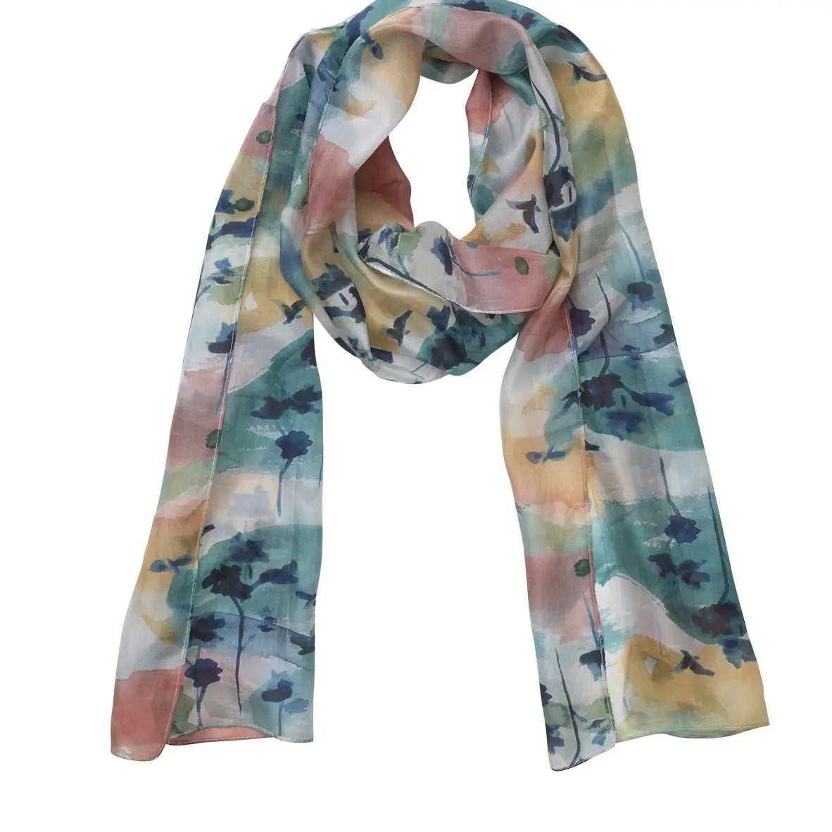 Quintessential Lyth Multi Silk Scarf