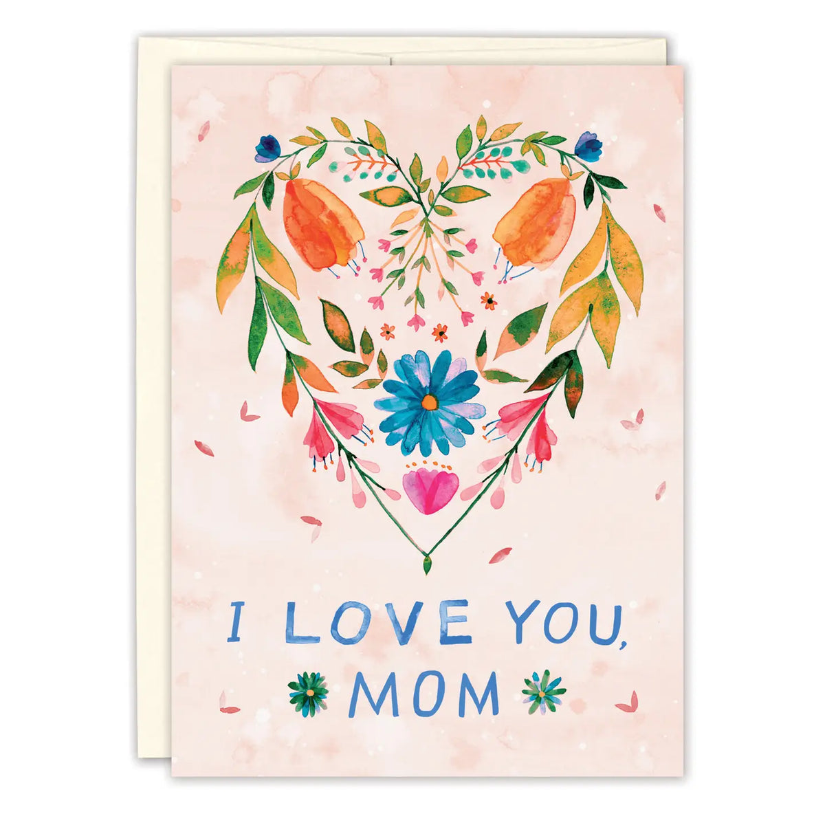 Floral Heart Mother's Day Greeting Card