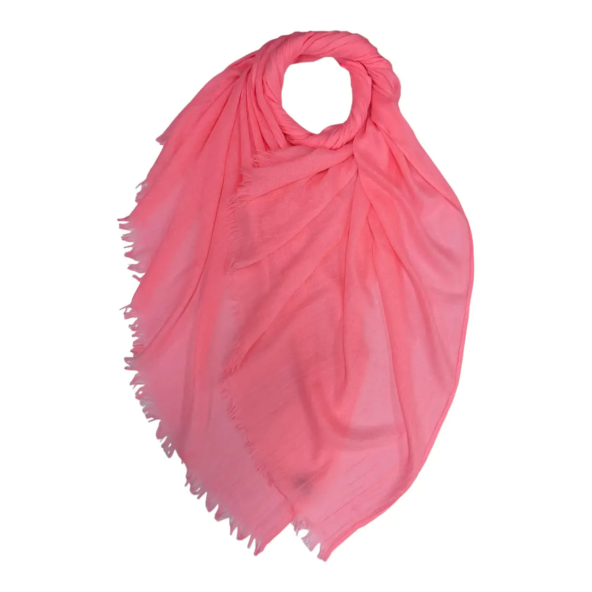 London Scarves Fringe Lightweight Scarf/Shawl - Multiple Colors