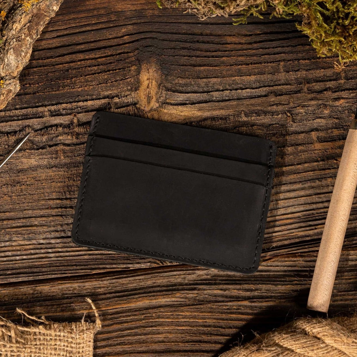 American Leather Card Holder Wallet - Multiple Colors