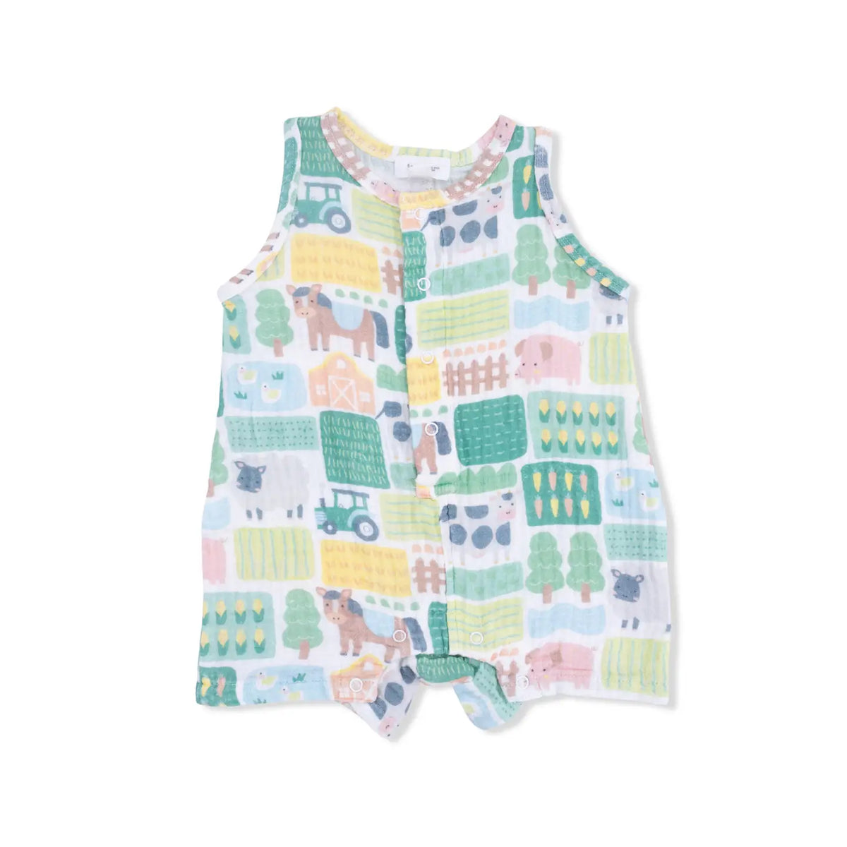 Angel Dear Sleeveless Shortie Romper - Multiple Prints