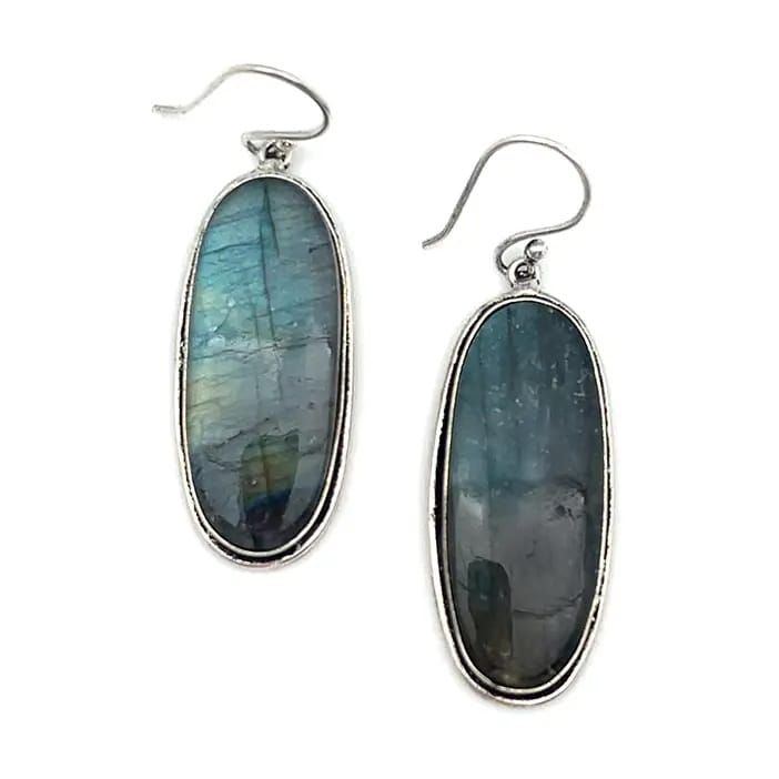 Anju Jewelry Labradorite Stone Earrings