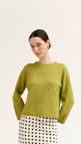 Contemporary 3/4 Sleeve Sweater - Multiple Colors
