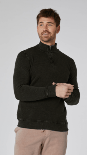 Mododoc 1/4 Zip Mock Neck Shirt - Multiple Colors
