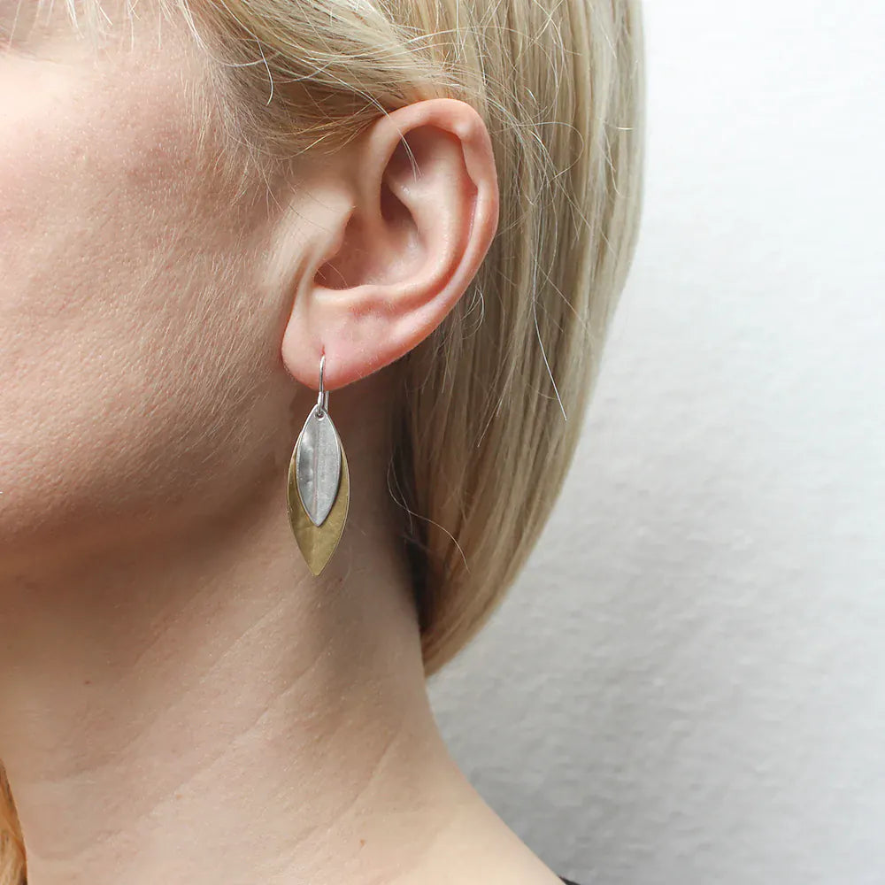 Marjorie Baer Mixed Metal Wire Earrings - E0630DW