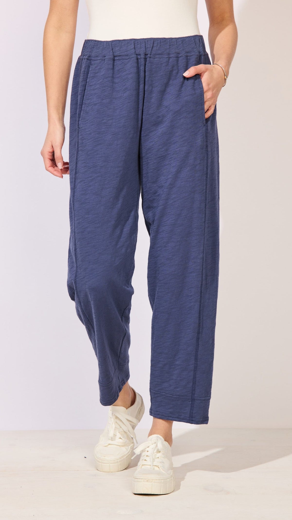 Escape Cotton Slub Serene Seamed Pant - Multiple Colors