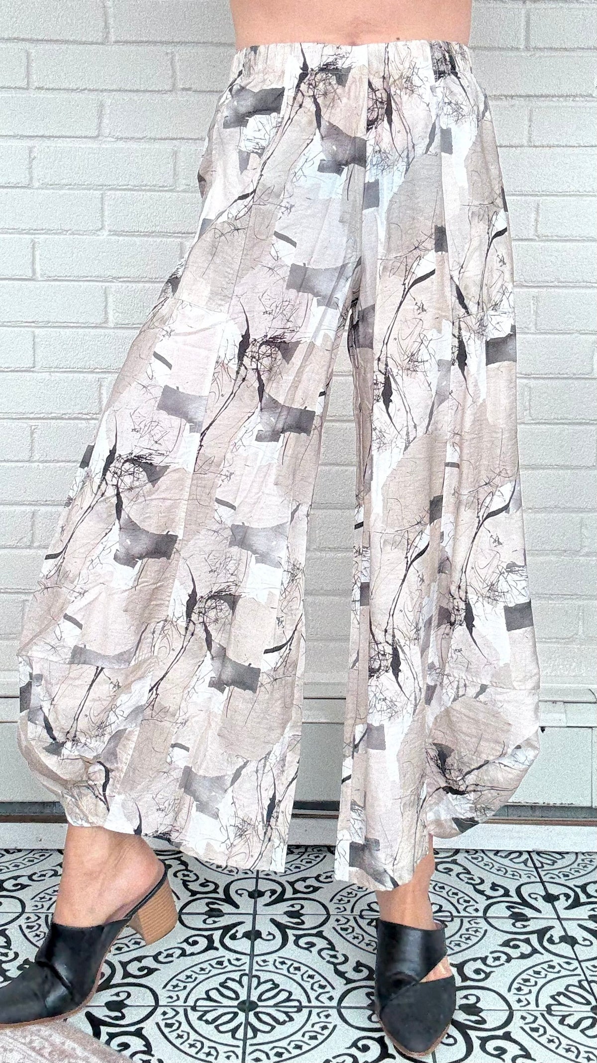 Shana Apparel Cargo Pocket Lantern Pants