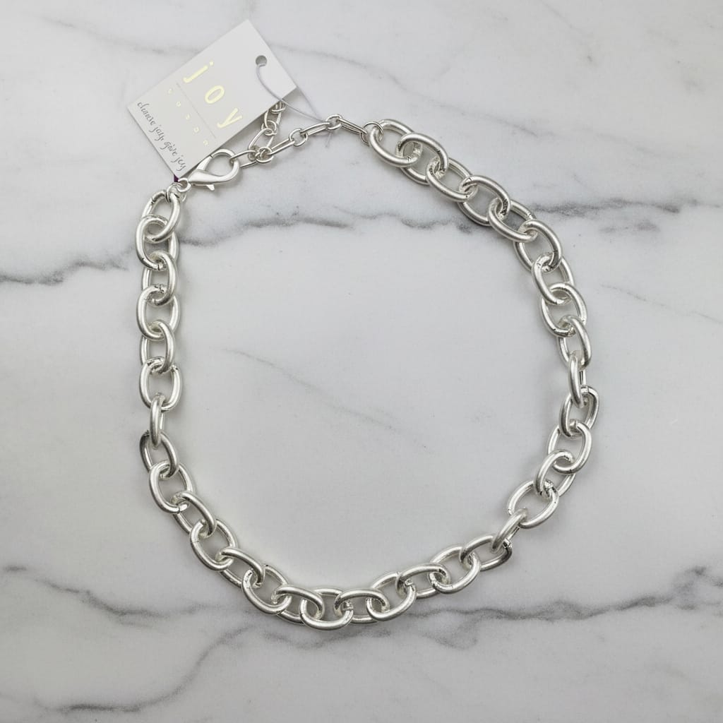 Cable Chain Necklace - Multiple Metals