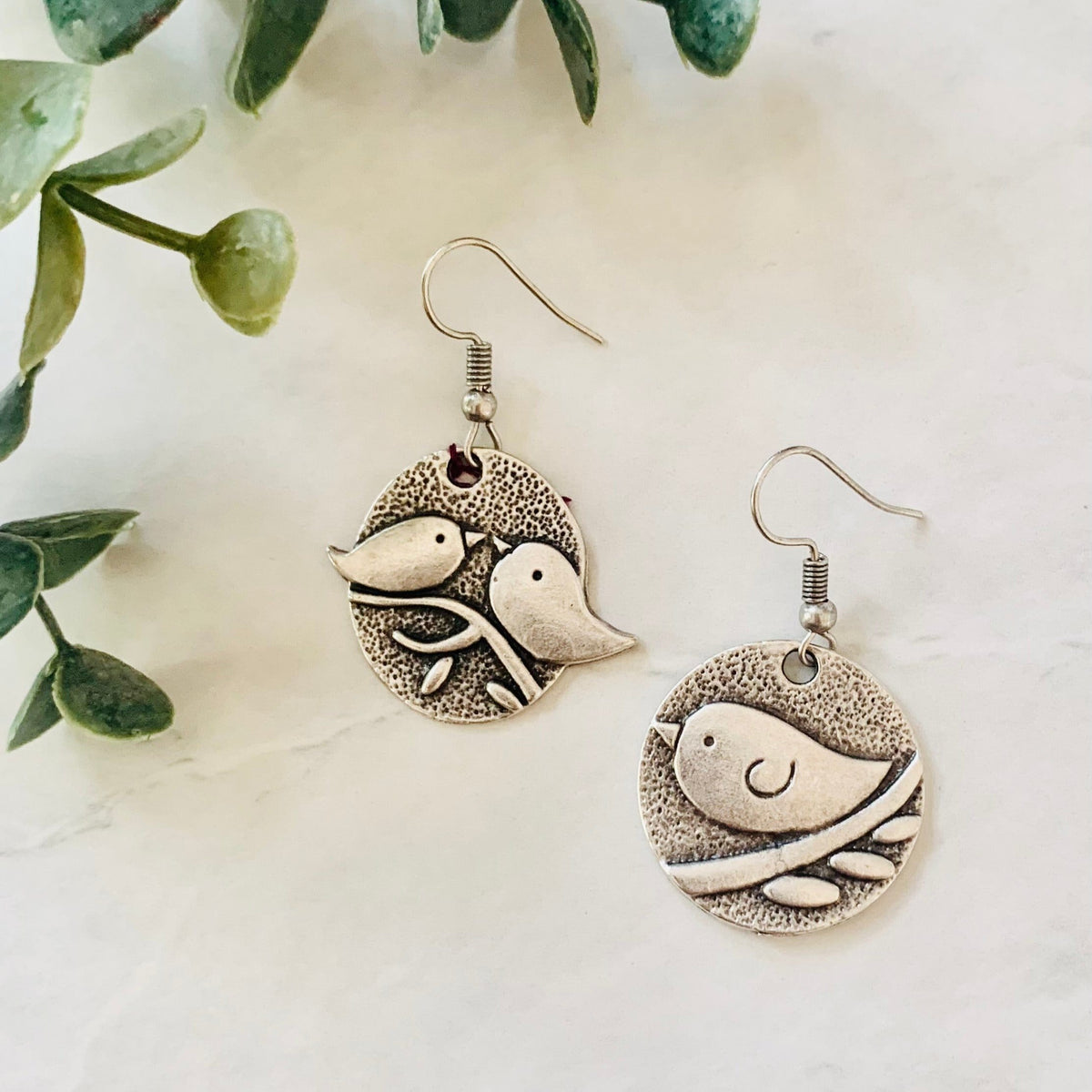 Volare Whispering Love Birds Earrings - #5V43