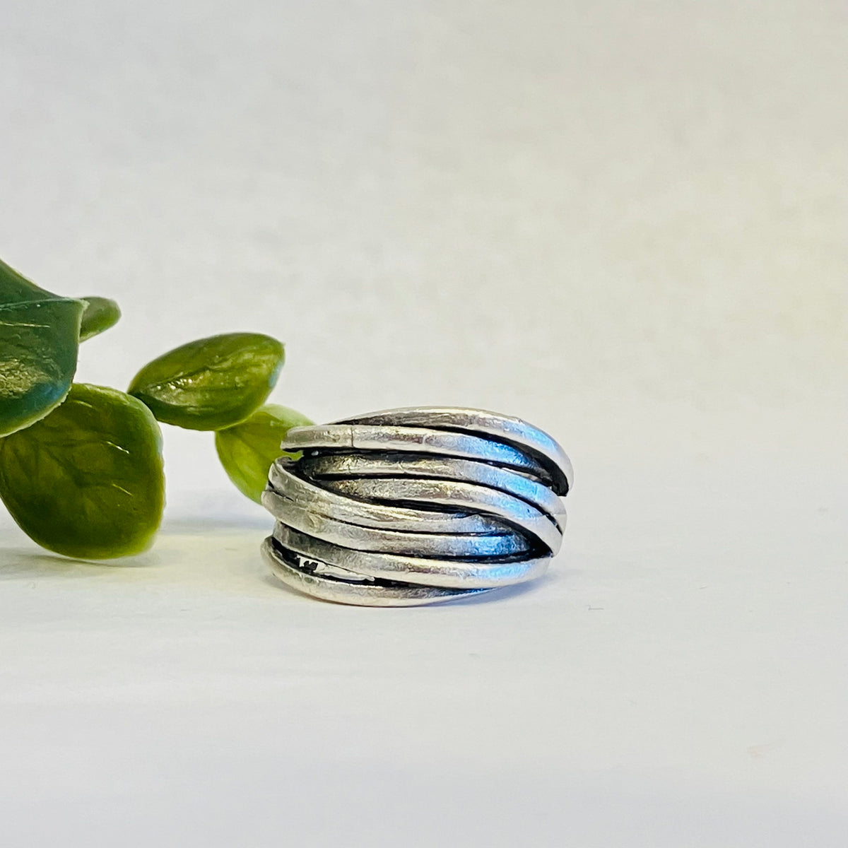 Volare River Wrap Adjustable Ring - #4BR11S