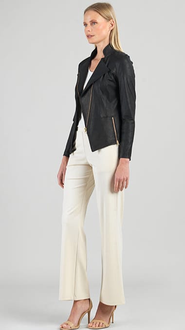 Clara Sunwoo Liquid Leather Knit Jacket - Multiple Colors