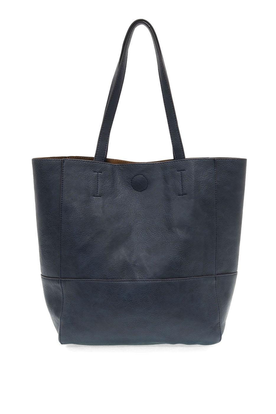 Joy Susan Vegan Leather Faith Raw Edge Tote - Multiple Colors