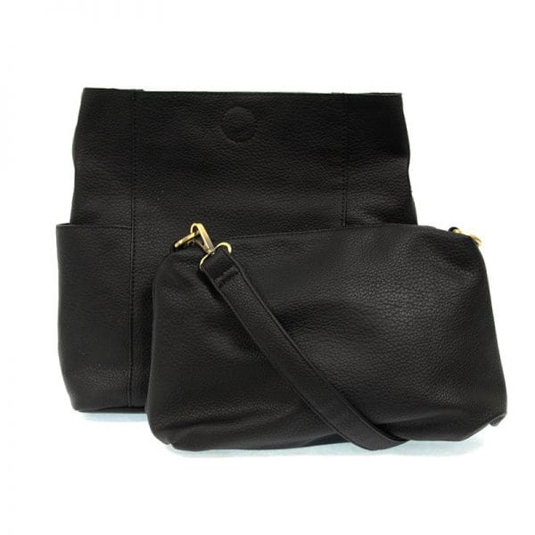 Joy Susan Vegan Leather Kayleigh Side Pocket Bucket Bag - Multiple Colors