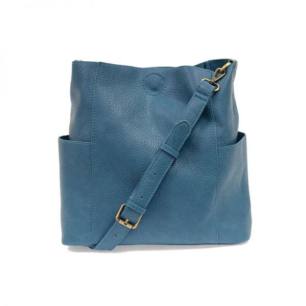 Joy Susan Vegan Leather Kayleigh Side Pocket Bucket Bag - Multiple Colors
