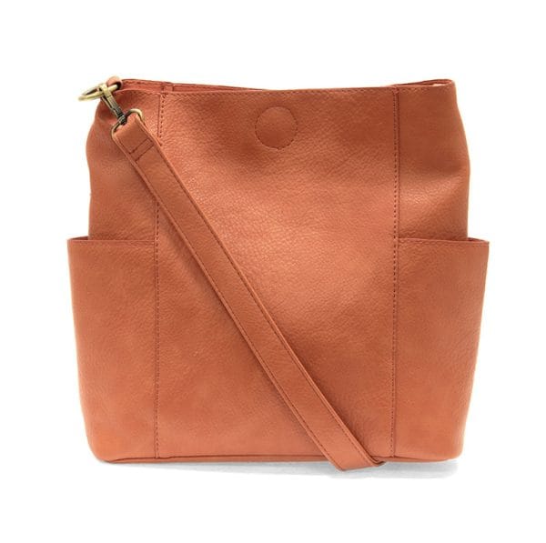 Joy Susan Vegan Leather Kayleigh Side Pocket Bucket Bag - Multiple Colors
