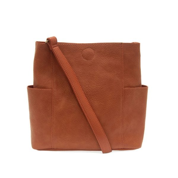 Joy Susan Vegan Leather Kayleigh Side Pocket Bucket Bag - Multiple Colors