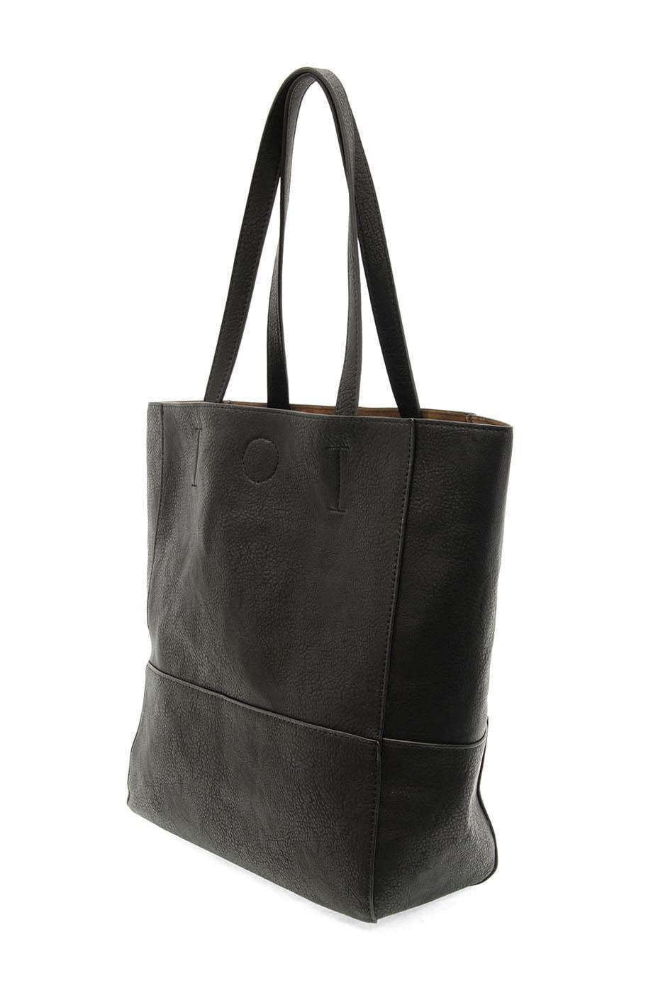 Joy Susan Vegan Leather Faith Raw Edge Tote - Multiple Colors