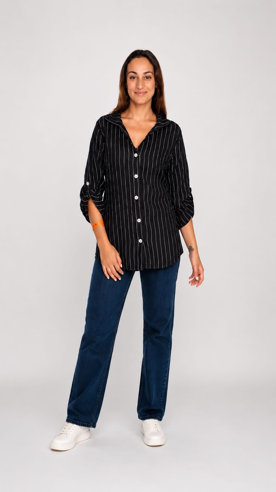 Amorosa Pinstripe Linen Shirt