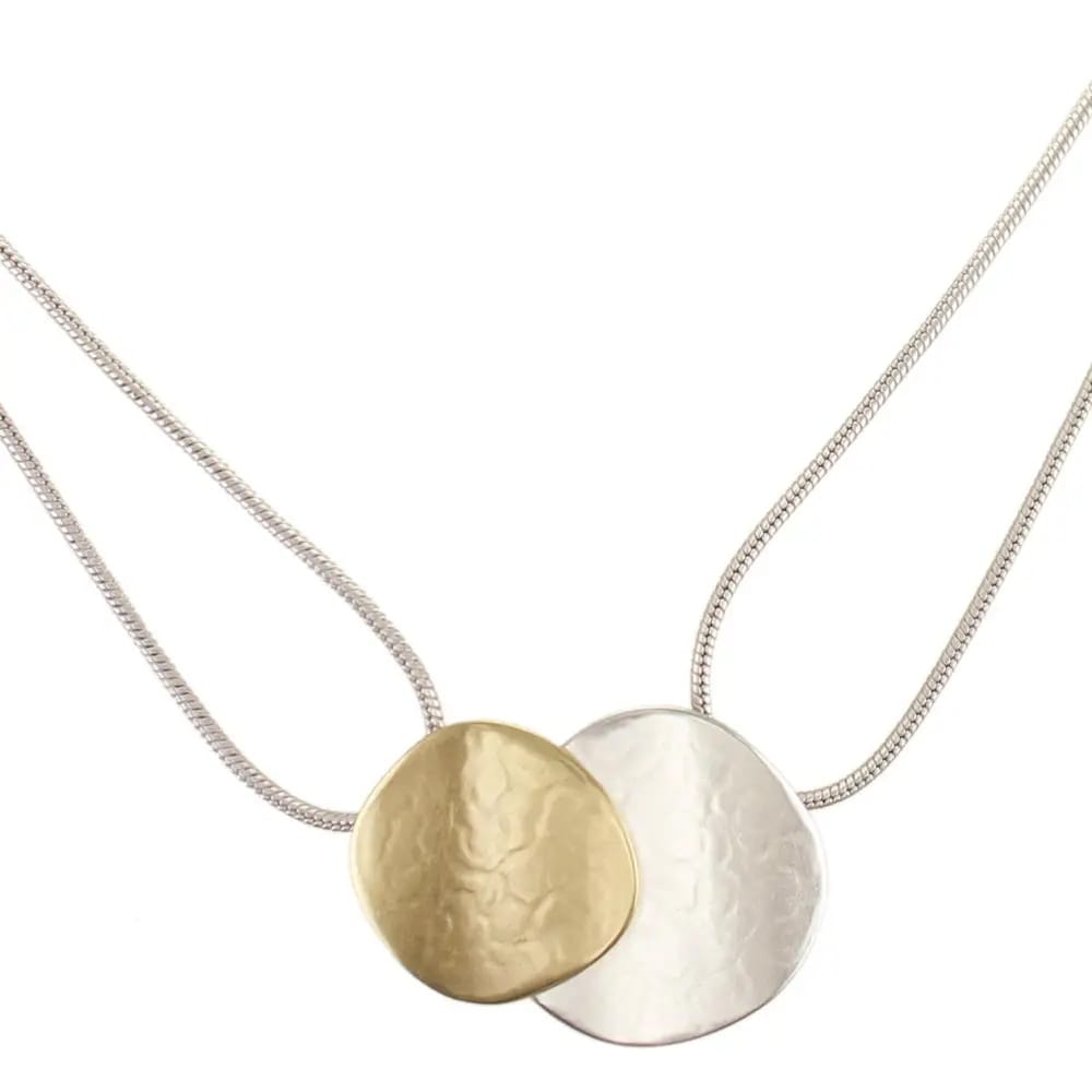 Marjorie Baer Double Organic Polka Dot Necklace - N1667D