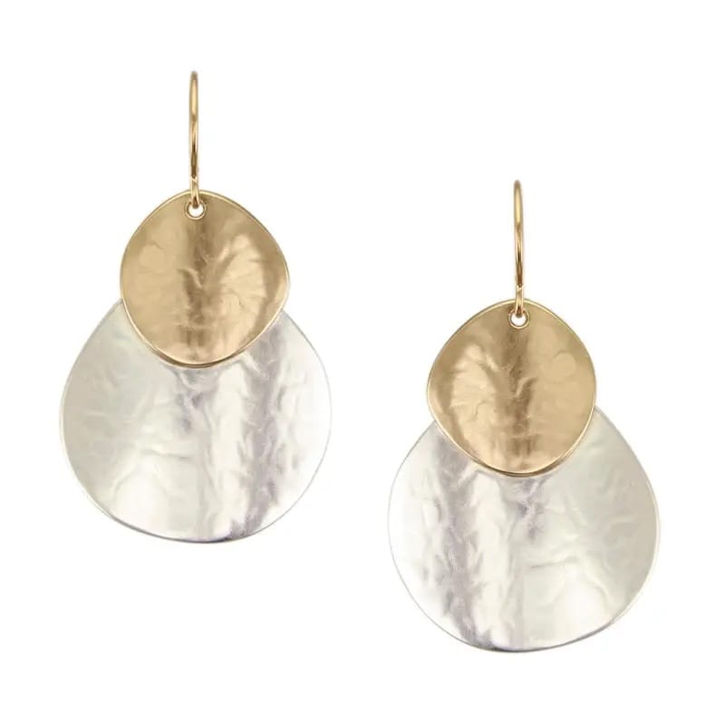 Marjorie Baer Medium Organic Polka Dots Wire Earrings - E1668DW
