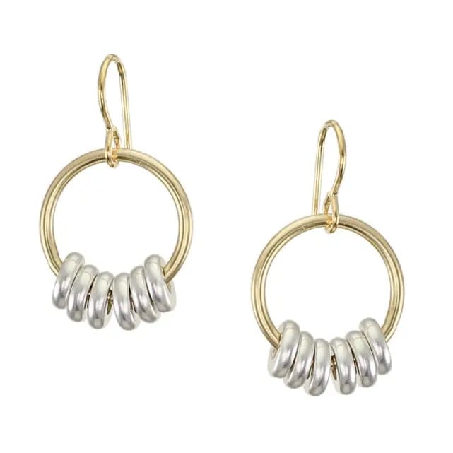 Marjorie Baer Ring with Beads Wire Earrings - E0746DW