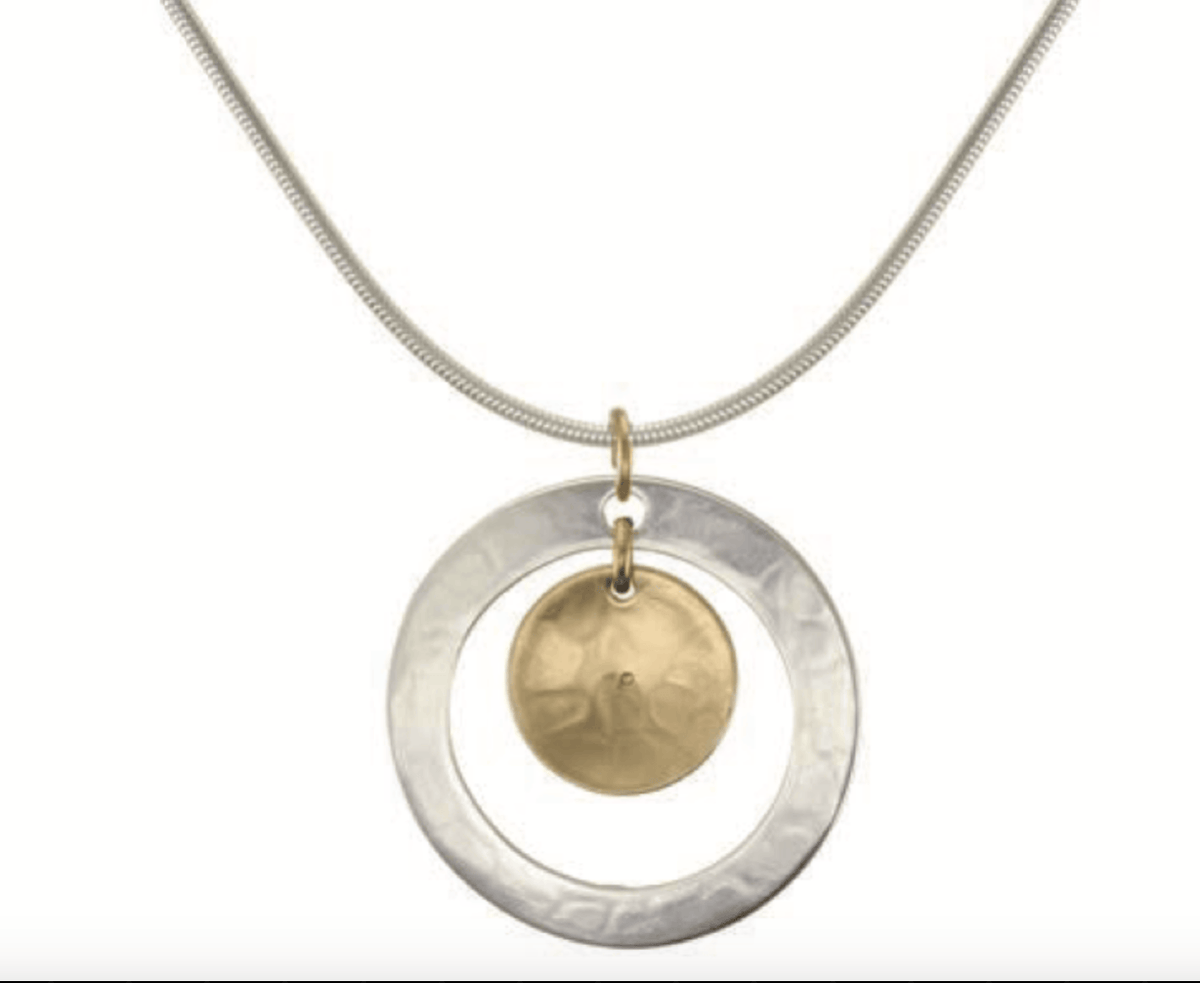 Marjorie Baer Ring with Cymbal Necklace - N0775D