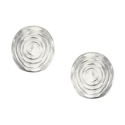 Marjorie Baer Rippled Disc Post Earrings - E1564FP