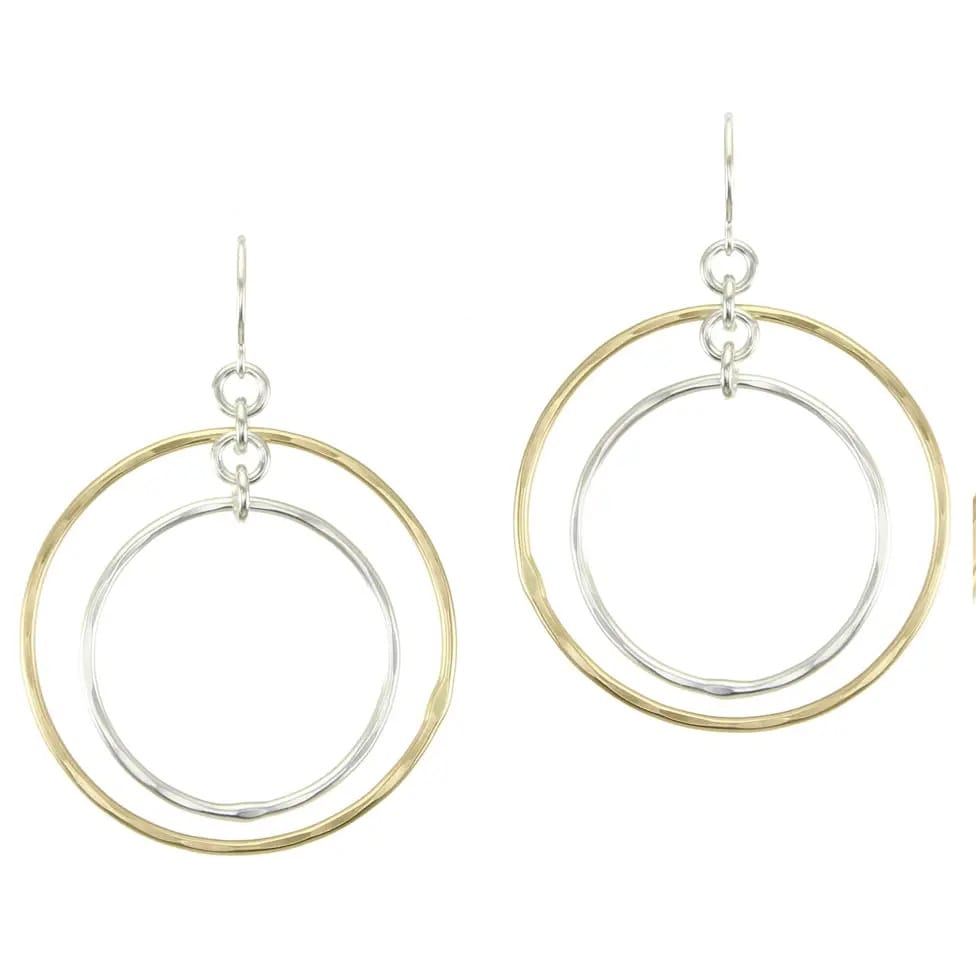 Marjorie Baer Sculptural Rings Wire Earrings - E1704DW