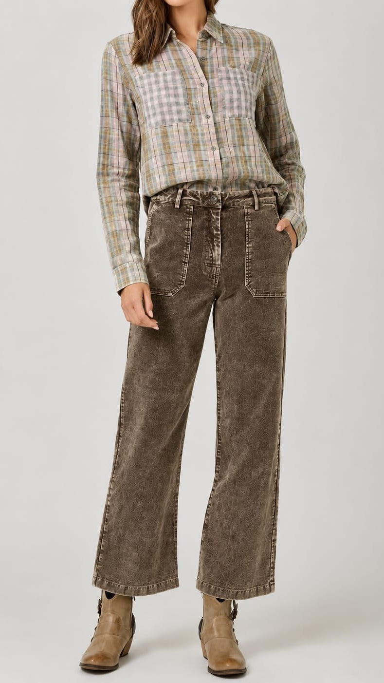 Mystree Washed Corduroy Trouser