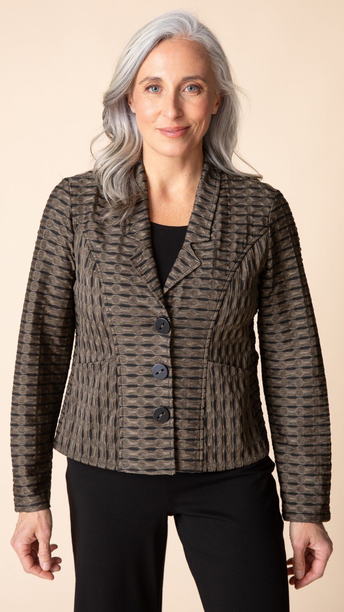 Habitat Newport Knit Seamed Shape Jacket