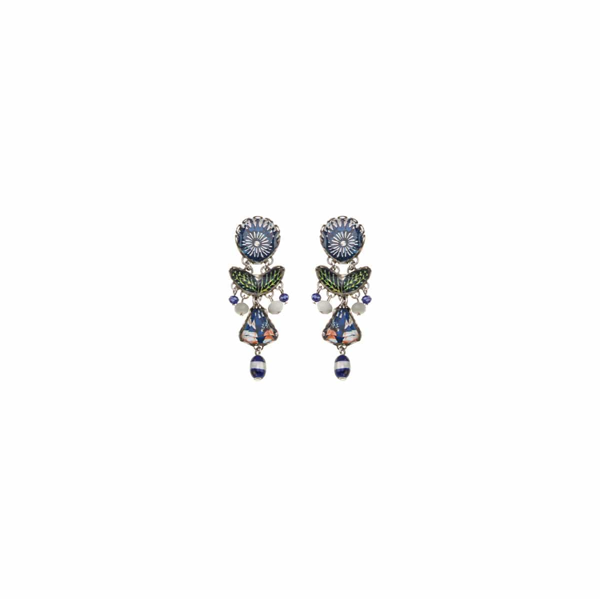 Ayala Bar Blue Domes Aphrodite Earrings