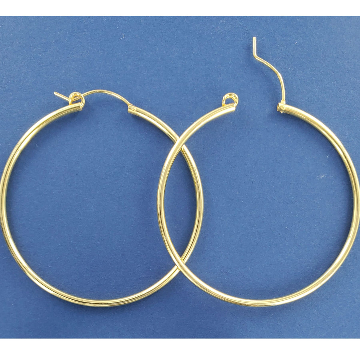 SilverStar Gold Plated Hoops - Multiple Sizes